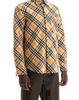 Burberry check wool overshirt