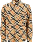 Burberry check wool overshirt