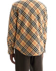 Burberry check wool overshirt