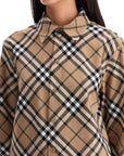 Burberry ered wool blend shirt