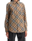 Burberry ered wool blend shirt