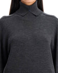 Burberry high-neck wool pullover sweater