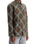 Burberry ered cotton regular fit shirt