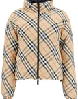 Burberry short reversible down jacket