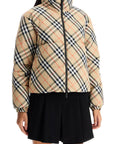 Burberry short reversible down jacket