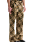 Burberry ered wool tailored trousers