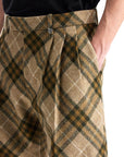 Burberry ered wool tailored trousers