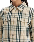 Burberry cropped checkered jacket for