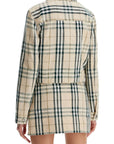 Burberry cropped checkered jacket for