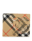 Burberry bi-fold check wallet with ekd