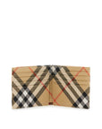 Burberry bi-fold check wallet with ekd