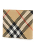 Burberry bi-fold check wallet with ekd