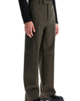 Burberry wool twill trousers in eight