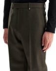 Burberry wool twill trousers in eight