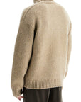 Burberry high-neck wool and cashmere pullover sweater