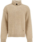 Burberry high-neck wool and cashmere pullover sweater