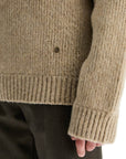 Burberry high-neck wool and cashmere pullover sweater