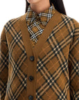 Burberry ered wool and mohair cardigan sweater