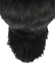 Moon Boot black suede icon yeti boots with synthetic fur lining