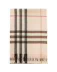 Burberry check cashmere scarf