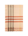 Burberry ered scarf in cashmere