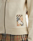 Burberry hooded full zip sweatshirt