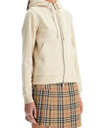 Burberry hooded full zip sweatshirt