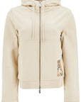 Burberry hooded full zip sweatshirt