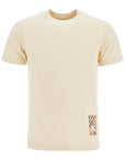 Burberry ered slim t-shirt with label and check