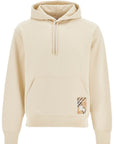 Burberry ered  checkered label sweatshirt