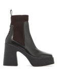 Stella McCartney skyla sock ankle boots with heel