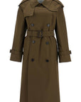 Burberry double-breasted trench coat with