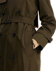 Burberry double-breasted trench coat with