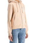 Burberry beige cotton hoodie with knight illustration