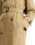 Burberry double-breasted trench coat with