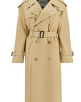 Burberry double-breasted trench coat with