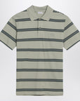 Burberry Striped polo in cotton piqué