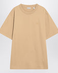 Burberry Beige short-sleeved T-shirt with EKD print