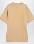 Burberry Beige short-sleeved T-shirt with EKD print