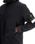 Stone Island soft shell-r hooded jacket