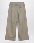 Alexander McQueen Beige cotton gabardine chino pants