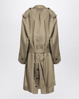 Balenciaga Beige double-breasted cotton trench coat