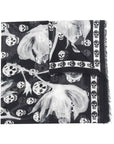 Alexander McQueen Scarfs Black