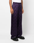 OZWALD BOATENG Trousers Purple