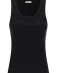 Moncler sleeveless ribbed jersey top