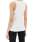 Moncler sleeveless ribbed jersey top