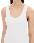 Moncler sleeveless ribbed jersey top