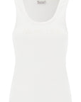 Moncler sleeveless ribbed jersey top