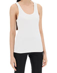 Moncler sleeveless ribbed jersey top