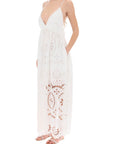 Zimmermann lexi maxi dress in broderie anglaise